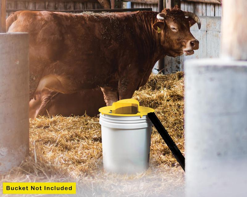 Bucket Mouse Traps Flip Lid 5 Gallon Auto Reset Reusable Humane Mice Rat Traps for Indoor Outdoor 3 Pack Pet Friendly Easy To Use Multi-Scene Application