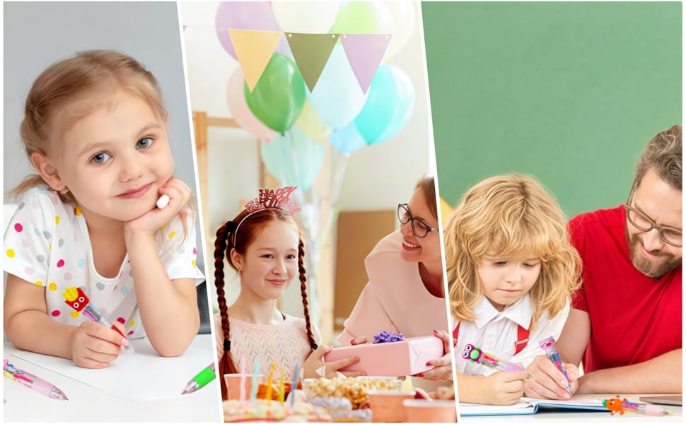 Random 16/26Pcs Mini Multicolor Pens in One 4-in-1 Cute Pens Bulk for Kids,Smooth Writing,Premium Quality Stationery Fun Kawaii Ballpoint Pen for Birthdays and Children's Party Favors Gifts,Teacher School Supplies Student Gift Easter Basket Stuffers Random 16/26Pcs Mini Multicolor Pens in One 4-in-1 Cute Pens Bulk for Kids,Smooth Writing,Premium Quality Stationery Fun Kawaii Ballpoint Pen for Birthdays and Children's Party Favors Gifts,Teacher School Supplies Student Gift Easter Basket Stuffers