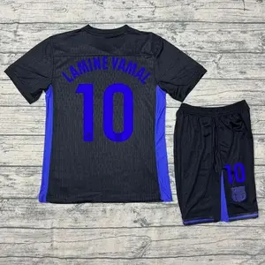 Barcelona Black Edition Football Kit 2026, Jersey and Shorts Outfit V