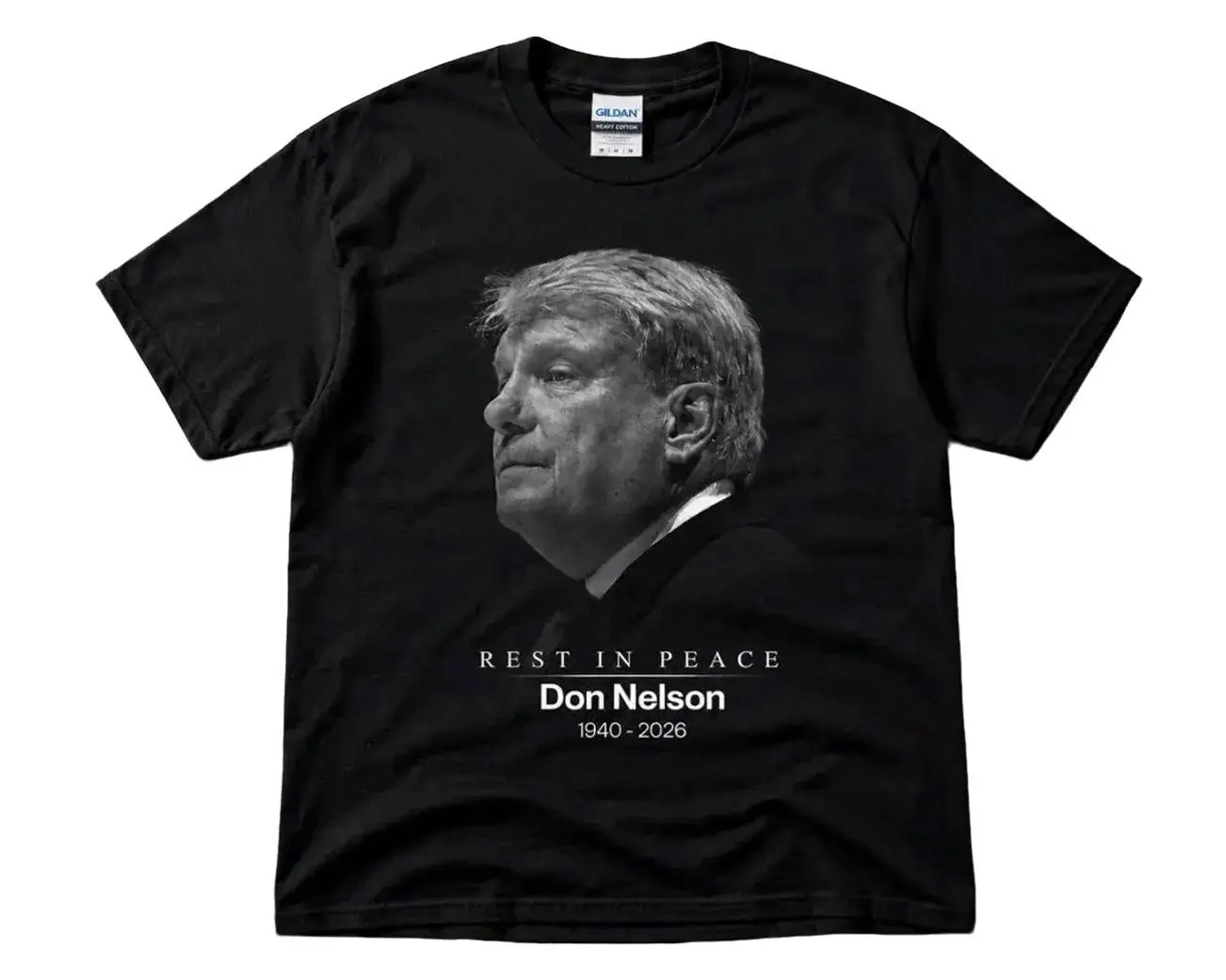 Don Nelson T-Shirt, Rest In Peace Tribute Shirt, Basketball Legend Fan Tee