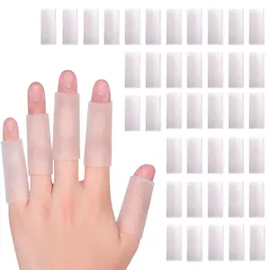 40 Pack Silicone Comfort Finger Protector - Gel Finger Caps Help in Providing Relief for Trigger Finger Tired, Finger Cracks, Corns, Blisters and Calluses Party Gifts