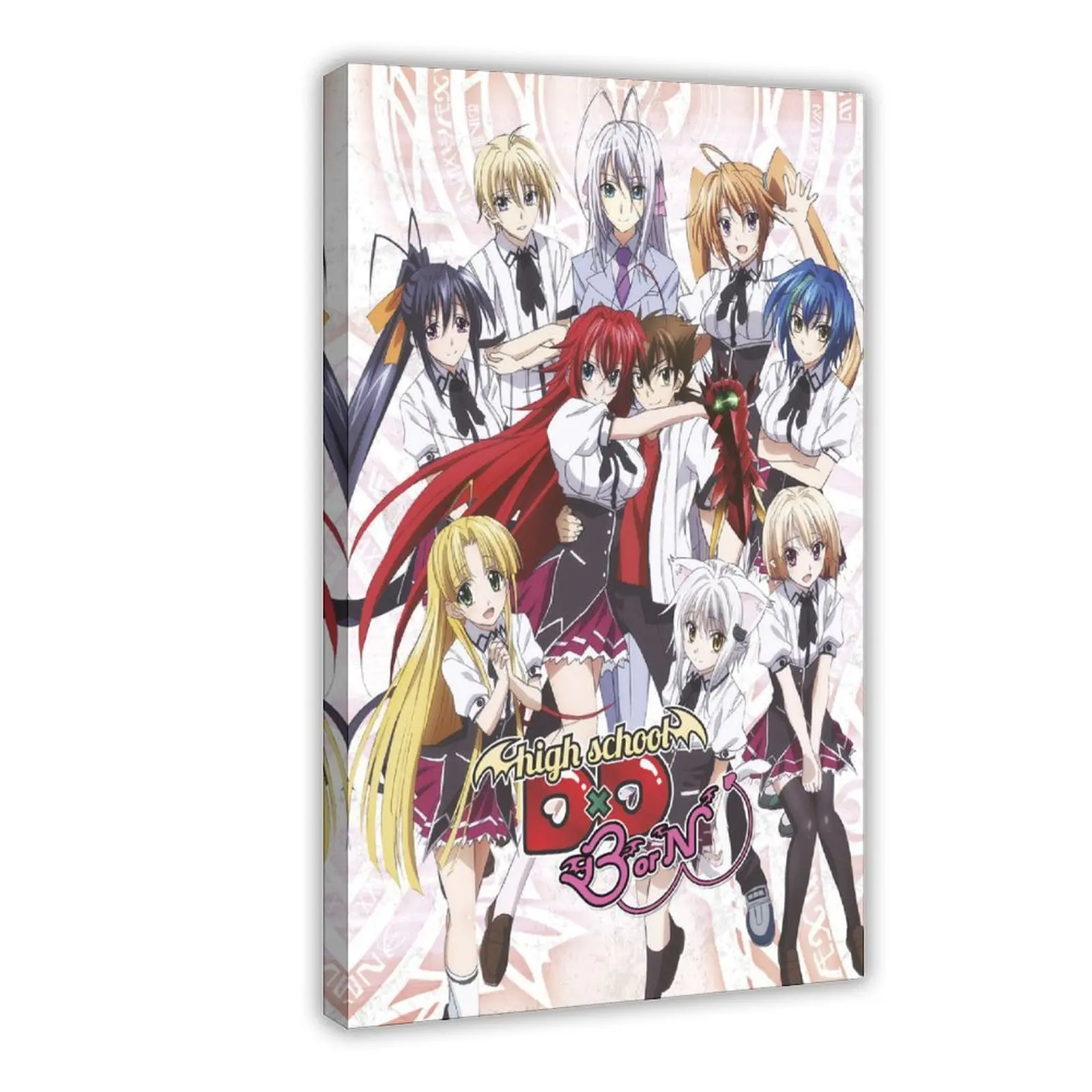 High School DxD Anime Poster 5 bedroom canvas posters, hall wall art, bathroom canvas posters, home poster decoration