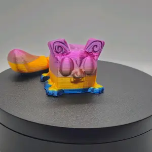 3D Printed Sugar Glider Cube desk figure