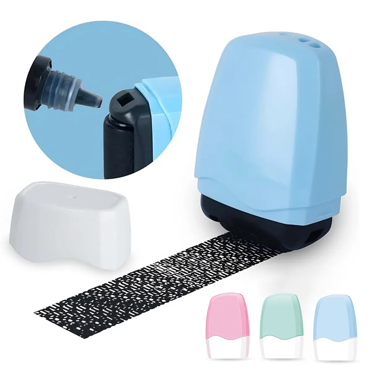 Identity Theft Protection Roller Stamp, Identity Theft Protection Roller Stamp for ID Blockout, Privacy Confidential and Address Blocker