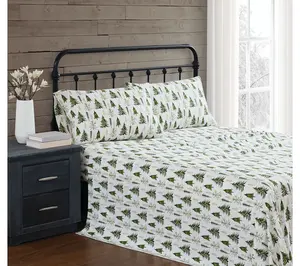 Truly Soft Trees Twin Flannel Sheet Set
