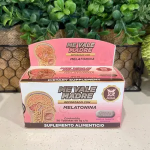 Me Vale Madre Antioxidant Capsules with Melatonin 30 Tablets 1g Each Dietary Supplement