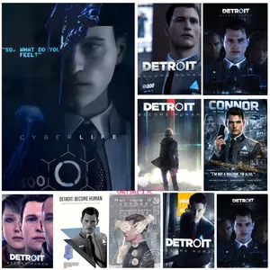 Detroit: Become Human Poster Bedroom Home Decor Art Poster Perfect Gift for Family and Friends