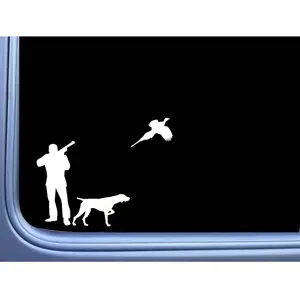 Pheasant German Shorthaired Pointer J867 8 inch Sticker dog Decal