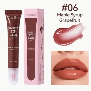 COS SKIN MAPLE SYRUP GRAPEFRUIT  SHADE  Waterproof Lip Moisturizer Plumper Tinted Nourishing Hydrating Moisturizing Jelly Oil Gloss