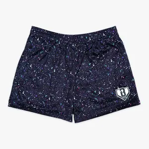 Baseball Lifestyle 101 Shorts Splatter Collection – 5 Premium Mesh Athletic Shorts for Youth & Adults Lightweight Summer Activewear Stay Cool All Season Perfect Gift for Kids & Adults