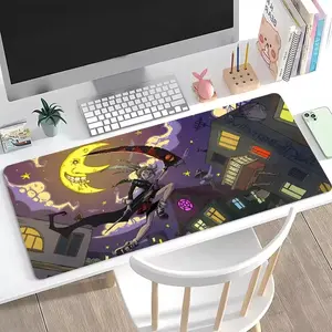 Anime Soul Eater Mousepad – Large Anti-Slip Gaming Pad with Stitched Edges, Durable Desk Mat for Laptop & Keyboard, Cool Otaku Gift for Gamers & Fans