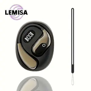 XG99 Clip On Ear Headphones With Audio-Visual Future, Audio Wireless Headphones for Music & Phone Calls, Sport Waterproof & Sweatproof