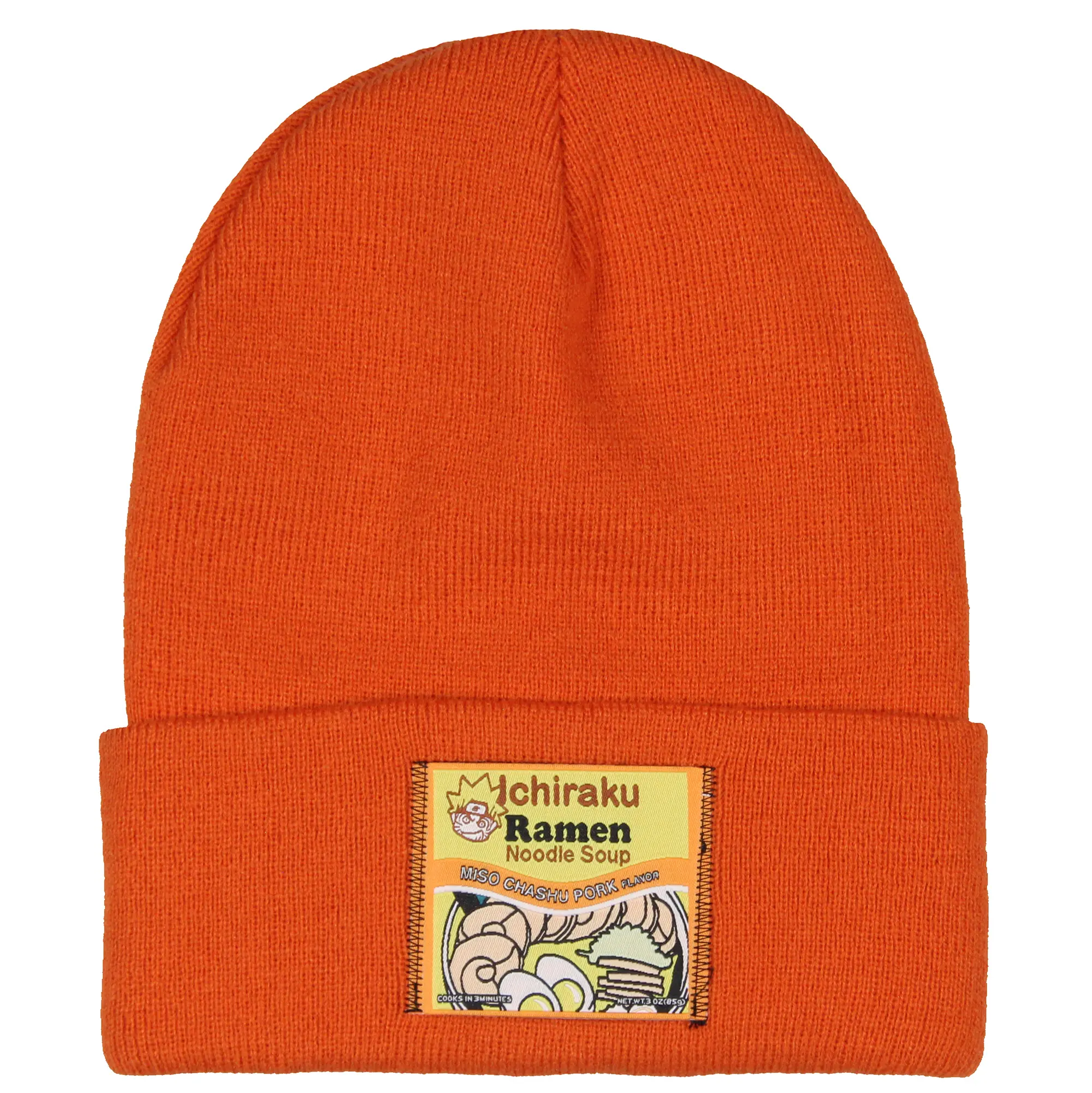 Naruto Shippuden Beanie Ichiraku Ramen Noodle Soup Cuff Hat Knit Cap