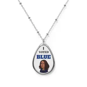 Kamala Harris Blue Voters Necklace, Vote Democrats Blue, Ate A Sisterhood of Strength, Women’s rights, My Body My Choice- Fashion Accessory