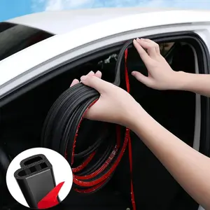 Seal Strip Automotive Weather Stripping Double Layer L Shape Universal Self Adhesive Car Soundproofing Weatherstrip for Car Tailgate