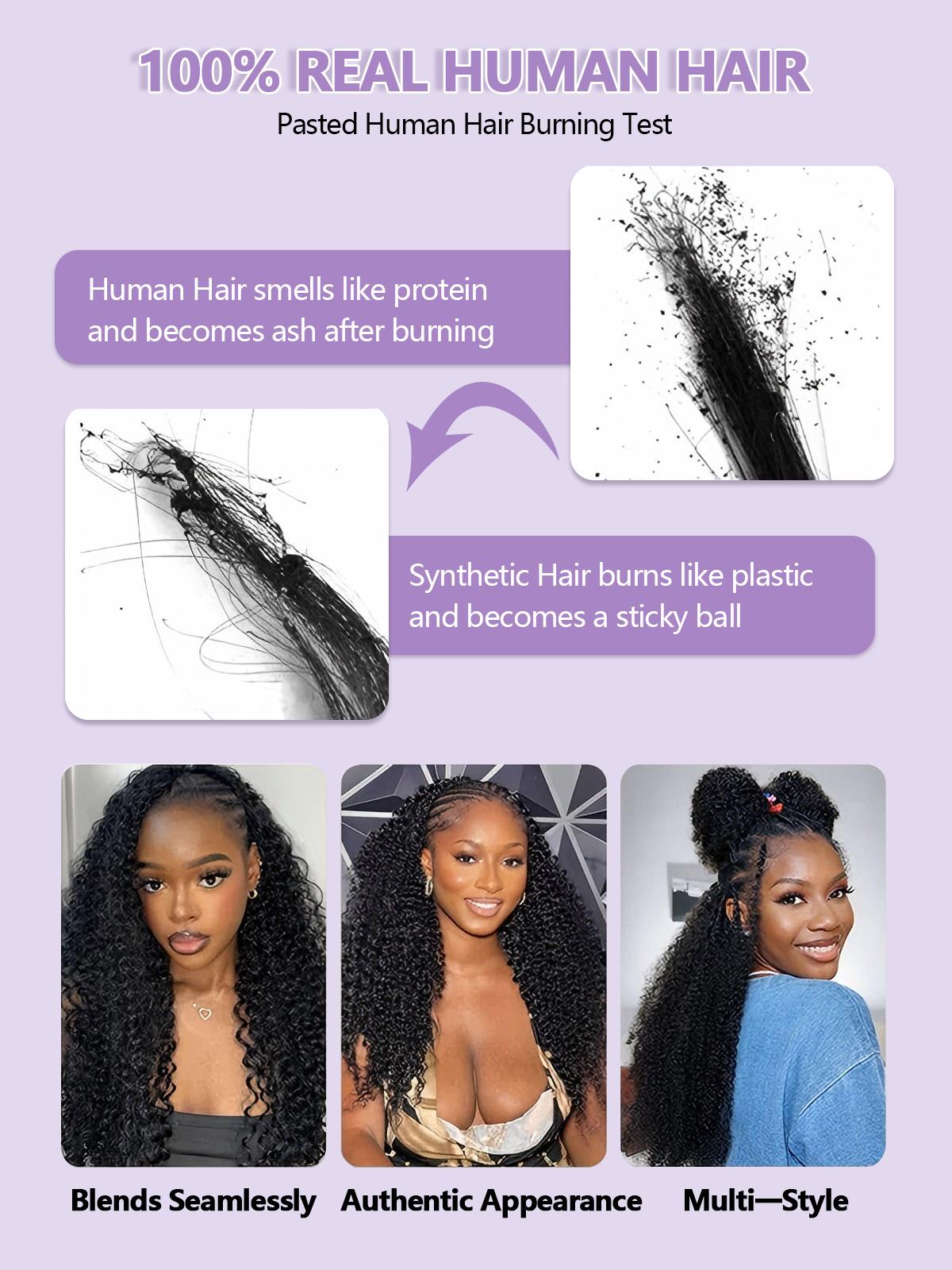 【Knotless Crochet 】Tahikie Burmese Curly Crochet Human Hair For Mircale Knots Human Hair Feather Water Wave Curly  Wave Crocher Human Hair For Miracle Knots  Pre- Separated 50g Recommended #TiktokShopSpringGlowUp #RefreshedLook