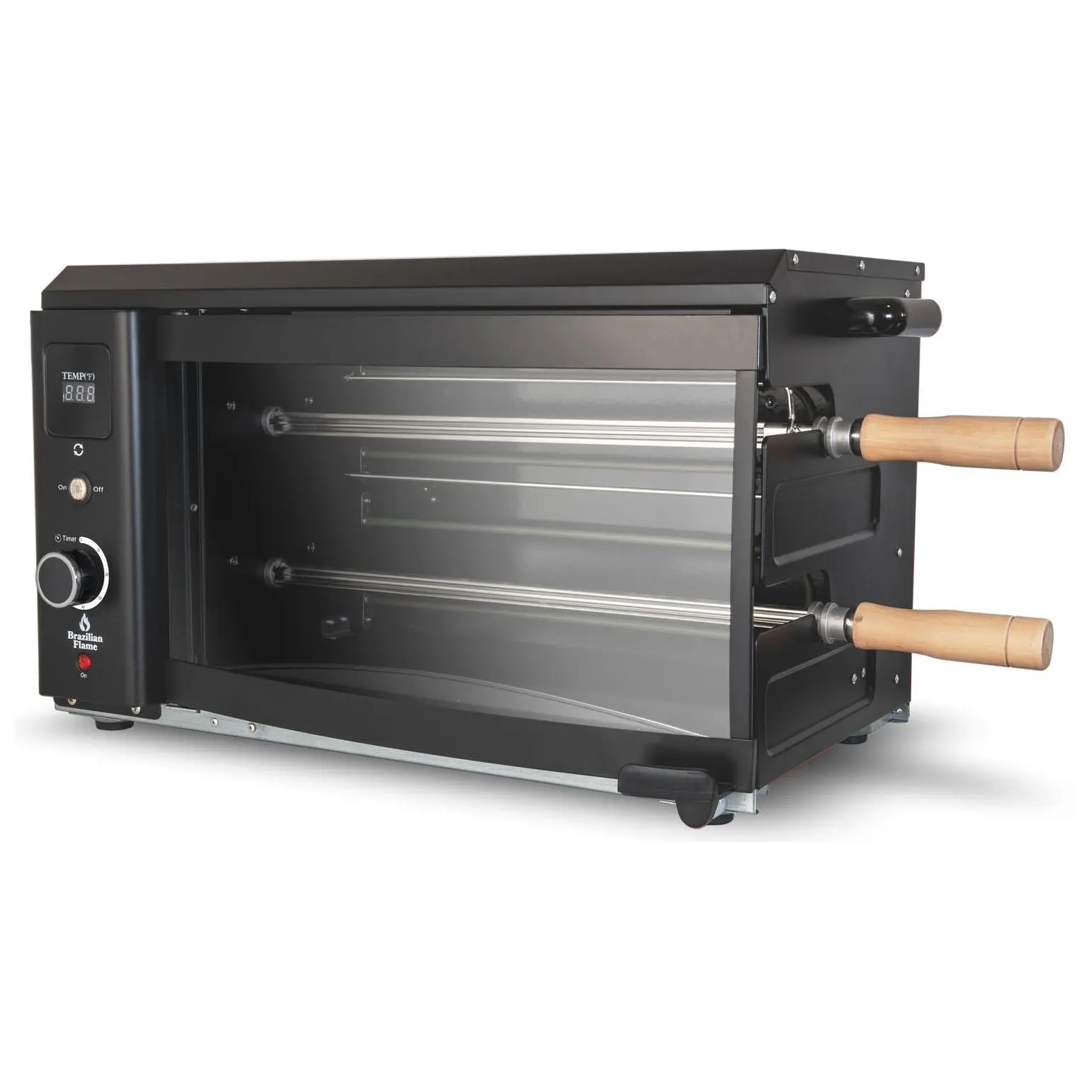 Brazilian Flame 2-Skewer Brazilian RotisserieElectric Grill Brazilian Flame 2-Skewer Brazilian RotisserieElectric Grill