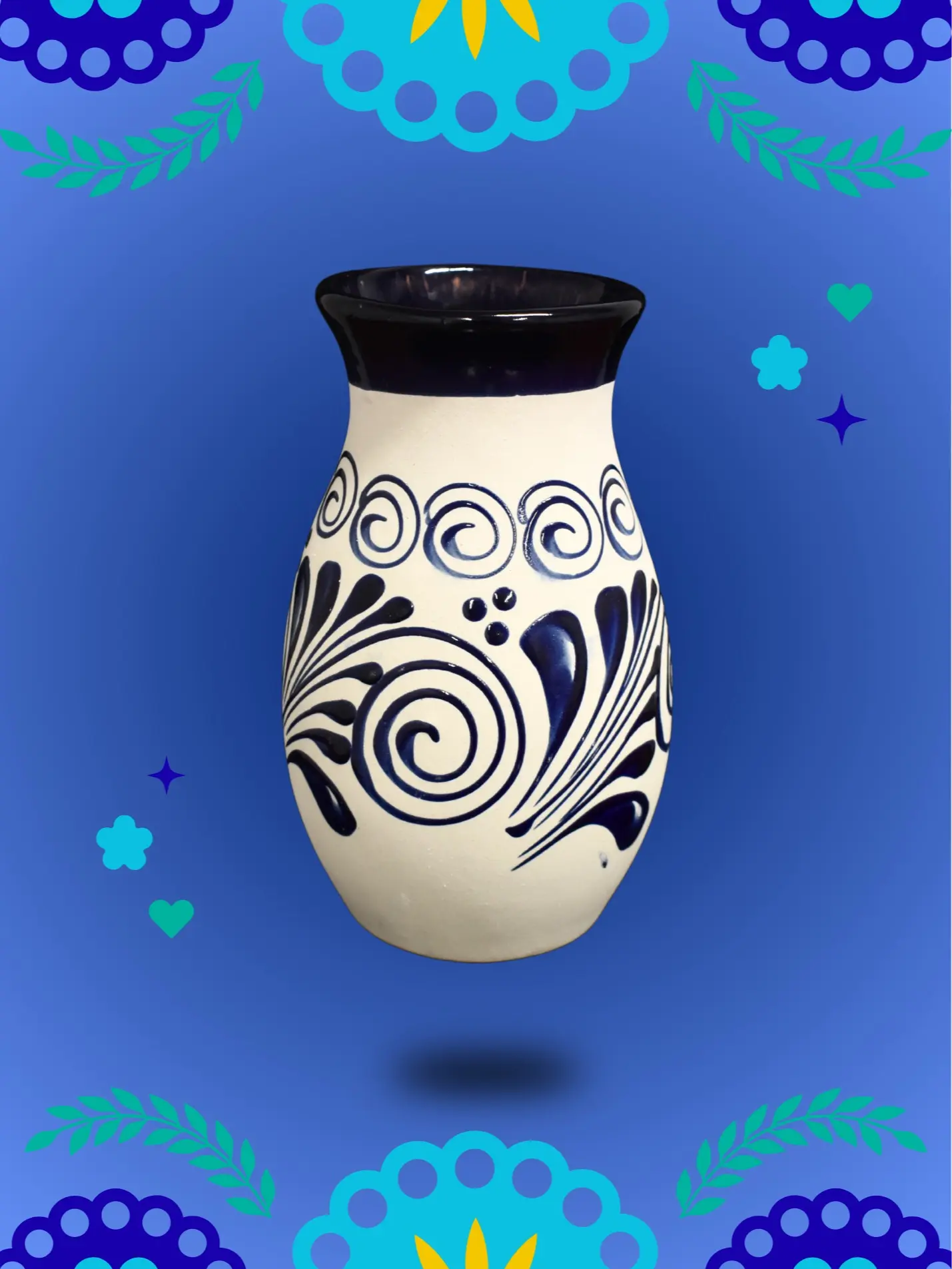 Mexican Artesania - Flower Vase