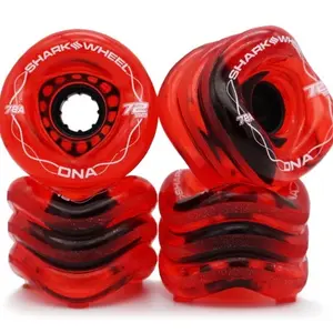 SHARK WHEEL 72MM, 78A DNA - TRANSPARENT RED