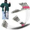 Fishing Tackle Leaders, 12pcs Double Arms Saltwater Stainless Steel Leader, Professional Fishing Accessories For Outdoor Fishing, Fishing Equipment, Terminal Tackle, Fishing Stuff