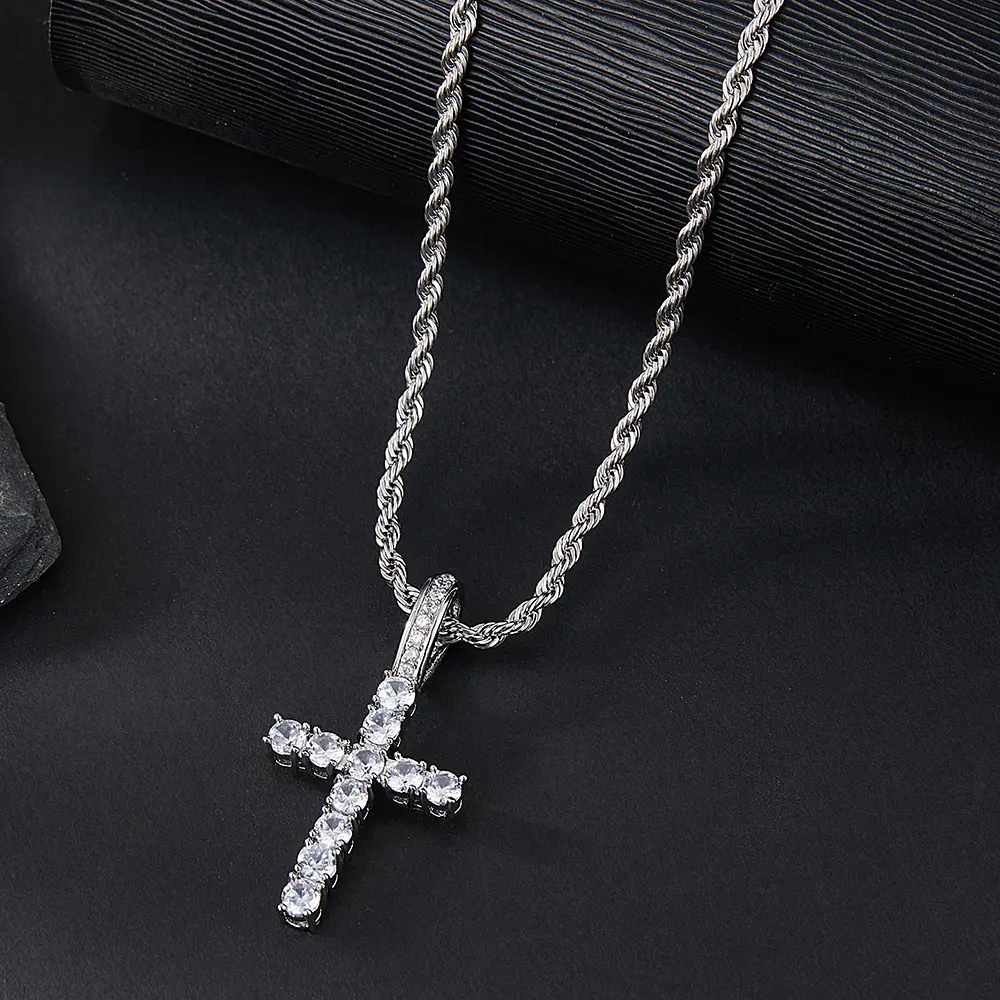 Silver cross+20inch stainless steel Frie