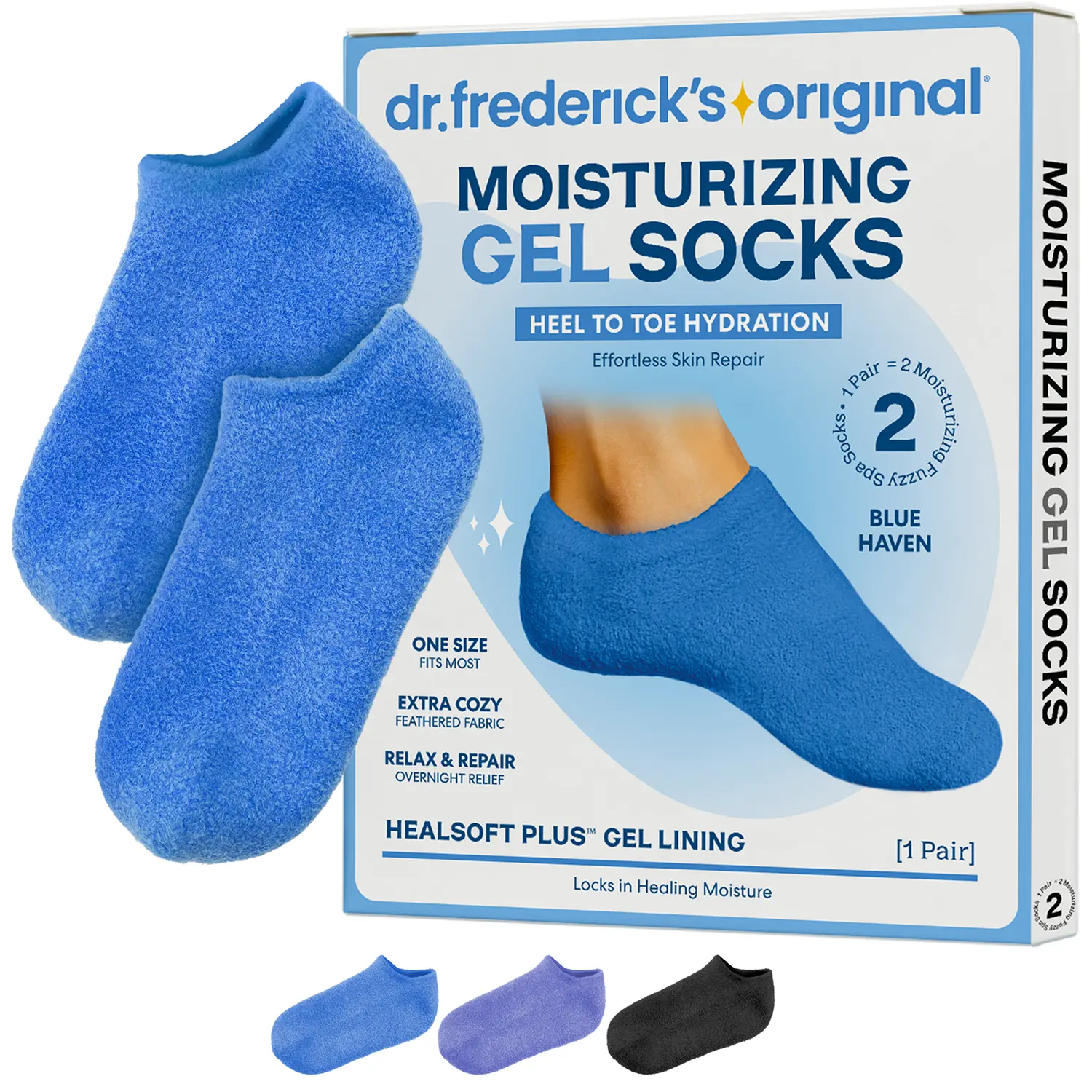 Dr. Frederick's Original Moisturizing Gel Socks for Men & Women