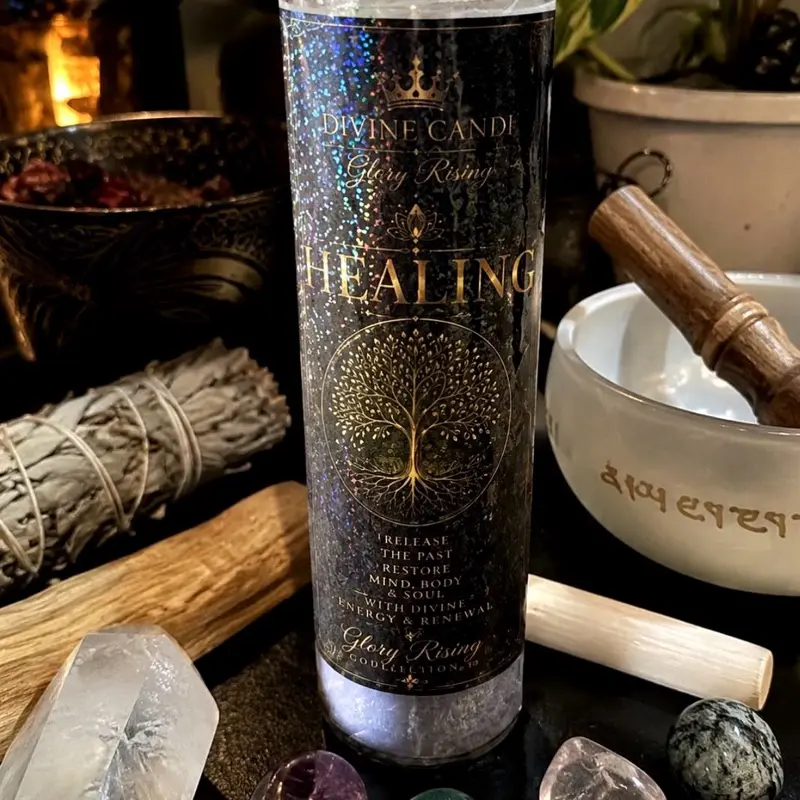 Glory Rising Healing Intention Candle