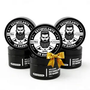 Apolo Ultra Potente Minoxidil Beard Growth Cream - Men's Special Thickening Formula, Max-Strength Beard Stimulant Cream, Target Alopecia Beard, Hyper-Fast Follicle.