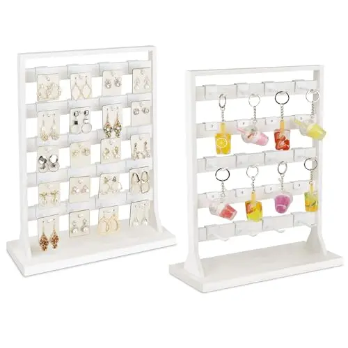 e) Wash White w/White Hook, 2 Pieces