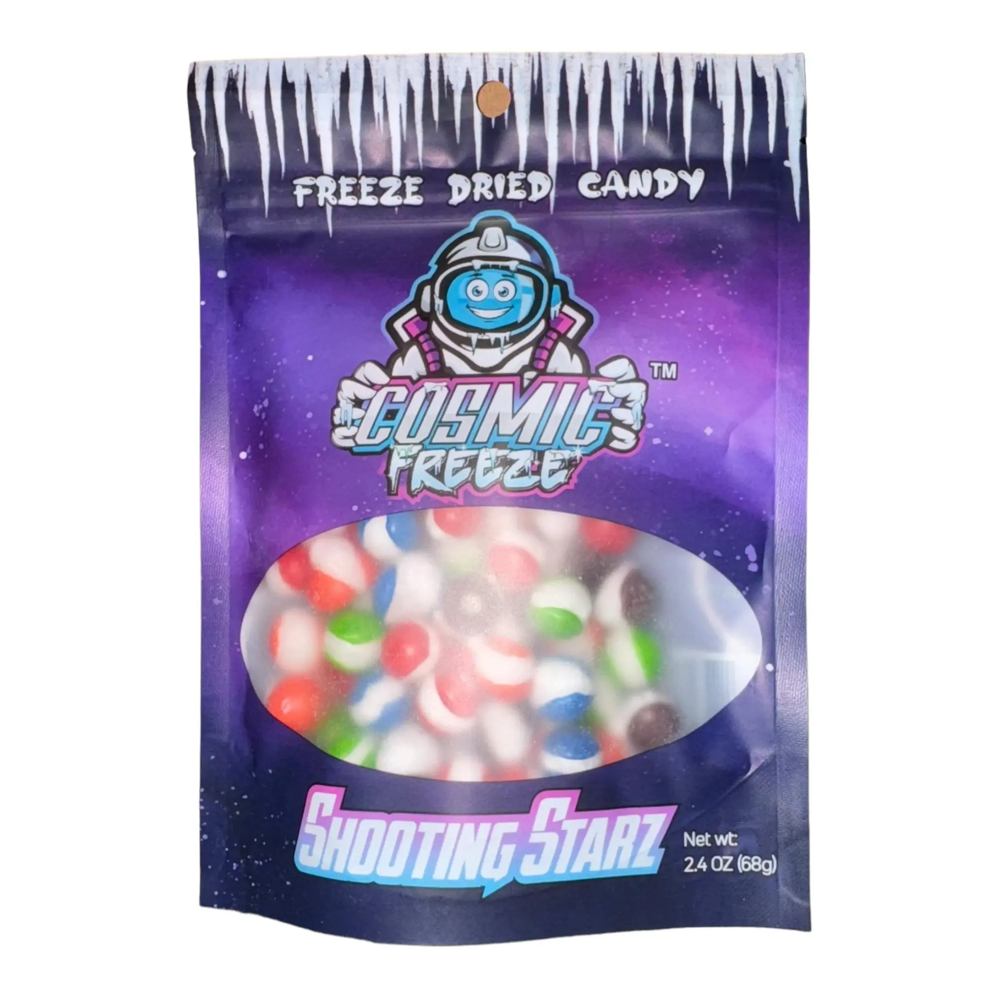 Freeze Dried Shooting Starz Rainbow Bursts Candy Snack Sweet Sugar freezedriedsour candy