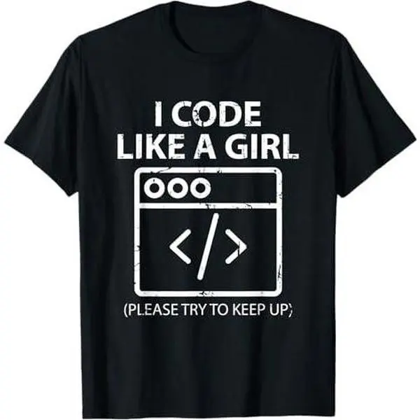 Coding Girl Funny Programming Computer Scientist T-Shirt