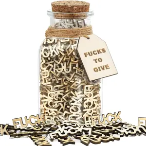 Fuck Jar 5oz Gift Jar of Fucks to Give Jar, Funny Gag Gifts for Women Men Adults Birthday Anniversary Christmas Stocking Stuffers, Valentines Day Couples Gifts for Him Her Boyfriend Girlfriend Friends