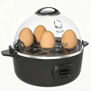 OSTBA Egg Cooker 7 Eggs Capacity Multifunctional Auto-off Timing Compact Design Kitchen Essential