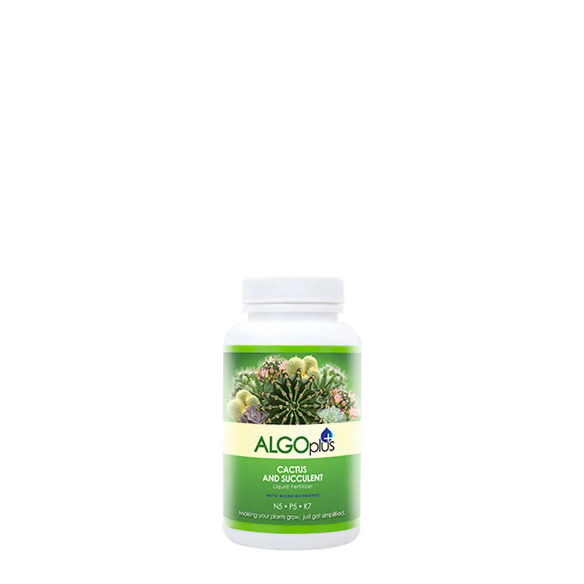 212 MAIN AlgoPlus 519 Concentrated Liquid Cactus & Succulent Fertilizer, 250ml Plant Food with Growth-Boosting Nutrients, Root Support