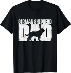 German Shepherd Dad - Father's Day Dog Owner Canine Lover T-Shirt