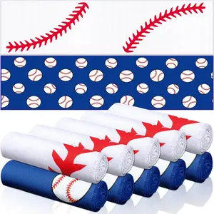 12 Pack 40 x 12 in Bulk Cooling Towels Microfiber Ice Rags for Sports Teams Gifts Softball Soccer Baseball Party Favors Swag Bags & Outdoor Workouts