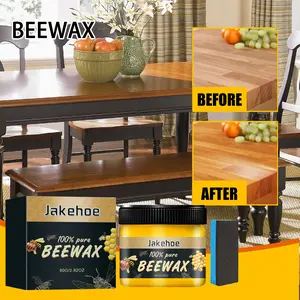 Bees Wax Furniture Polish And Cleaner | carnauba wax, beeswax polish, finishing wax,Beeswax Wood Furniture Polish,Preserves Wood Beautifully (2.82 oz)