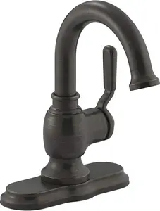 Kohler R76255-4D-2BZ | Worth Single Hole Single-Handle Bathroom Faucet in Oil Rubbed Bronze
