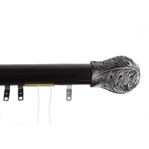 Leaf 1.5" Traverse Rod w/ Sliders