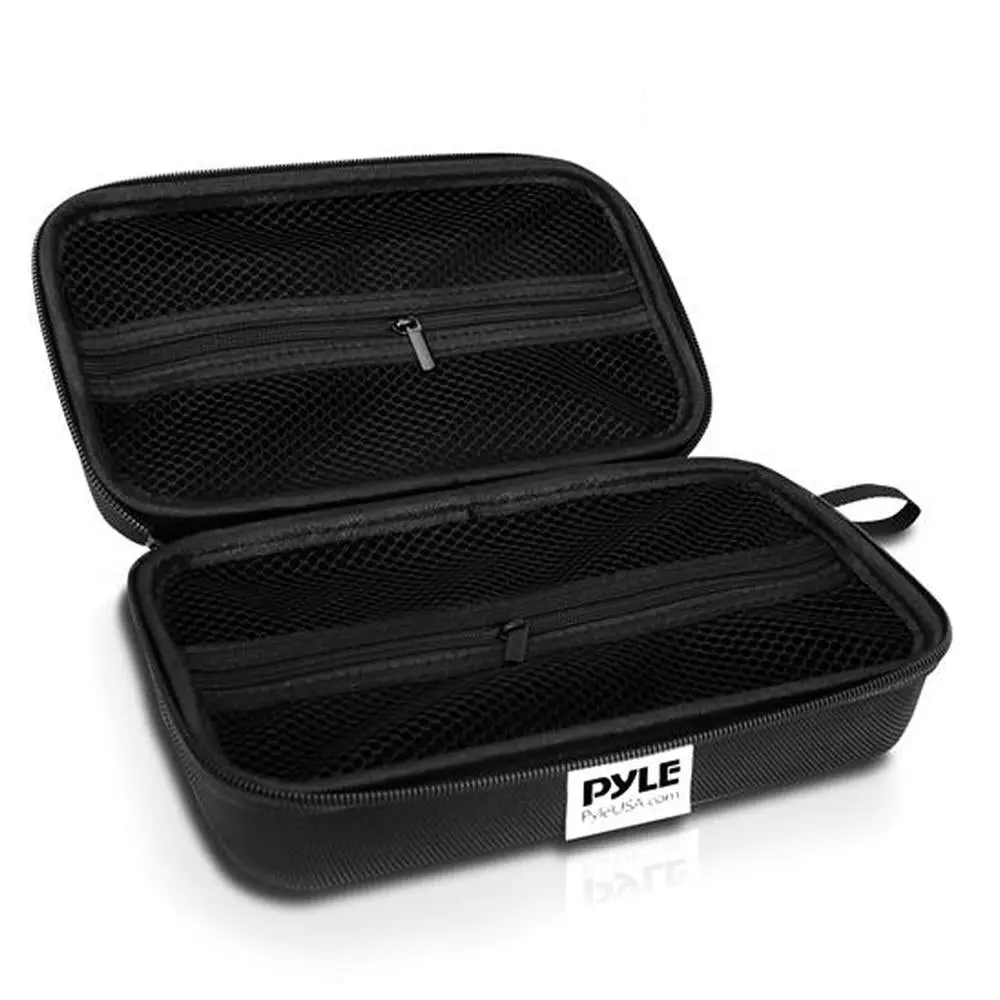 Mini Travel Organizer Bag, Shockproof Fabric Storage Case with Zipper and Hand Strap for Microphones, Cables, Chargers, and Tech Accessories, Organizer Pouch, Organizer Luggage, Travel Organizers