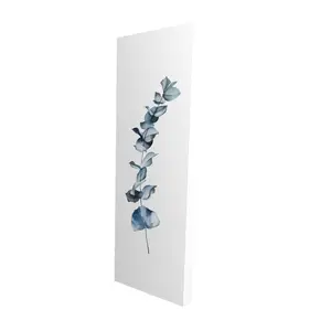 212 MAIN 16x48in High-Def Eucalyptus Blue Leaves Botanical Print - Nature-Infused Floral Plant Artwork, Minimalist Home Decor for Room Wall Display, Botanical Prints