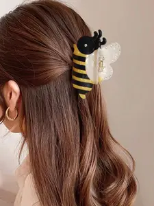 2026 New Model Cute Bee Design Hair Claw, Super Cute Clips, Fashionable Hair Accessories for Women & Girls, Minimalist Headwear Suitable for Thick Hair