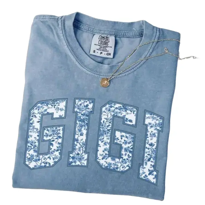 Comfort Colors Floral Gigi Shirt, Gift for Gigi, Grandma Gift, Cute Gigi Tshirt, Mimi Announcement, Grandmother Shirt, Cottagecore Gigi tee
