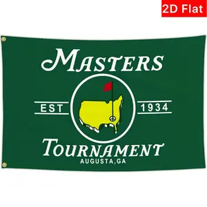 2D Flat Banner Golf Ball Flag, Outdoor Fun Flag for Bedroom, Men's Room, Party Decoration, Cool Emoji Banner, Wall Decor, Yard Decor