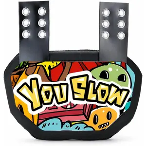 Football Back Plate Lower Back Pads for Football Players Rear Back Protector High Impact Protection for Youth & Adult Shoulder Pads