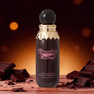 200ML Chocolate Oud Hair & Body Fragrance Mist, Sweet Gourmand Long Lasting Perfume Spray, Oriental Scent for Daily Use