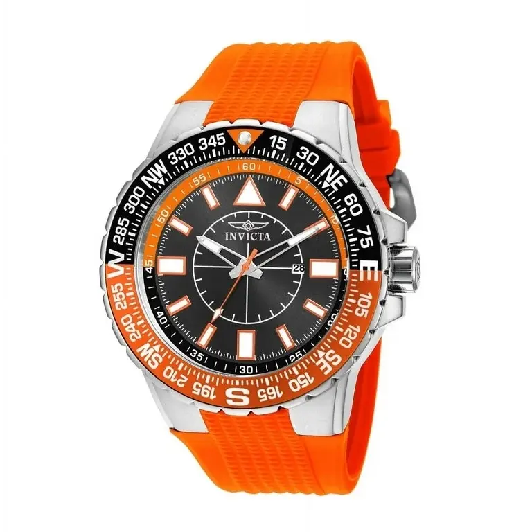 Invicta Aviator Quartz Black Dial Men's Watch 19268