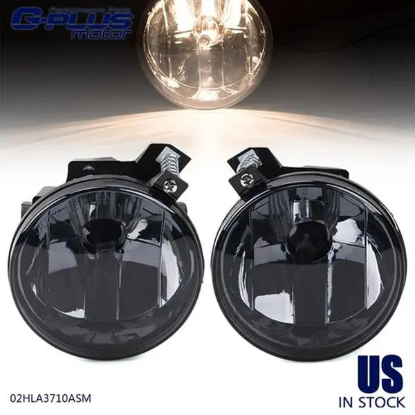 2PCS Smoked Lens Fog Lights, G-Plus Auto Parts & Car Accessories, Fit for 2001-2004 Dodge Dakota, 2001-2003 Dodge Durango Car Accessories, Accessories For Car