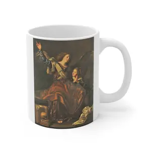 Guardian Angel by Bartolomeo Cavarozzi Religious Spiritual Birthday Confirmation Christmas Holiday Gift Mug
