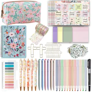 Bible Study Supplies Journaling Kit with Tabs and Notebooks, Bibles Highlighters and Pens No Bleed, Bible Study Kit for Women Students Beginner Christian Gifts